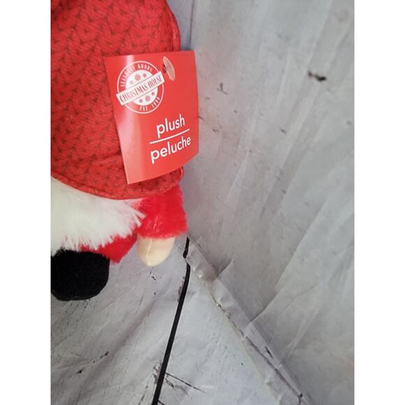 GREENBRIER Christmas House Plush 6” Red Santa Gnome Stuffed Toy New with Tags - Picture 2 of 4